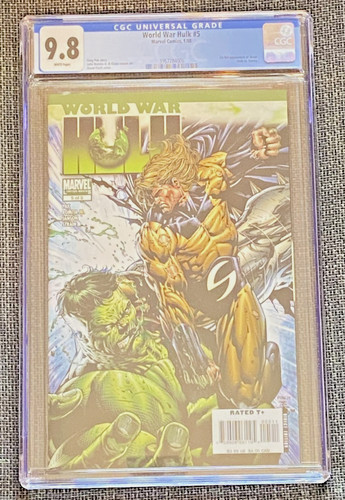 World war hulk - cgc, 9.8