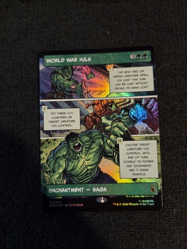 World war hulk - hulk, (borderless)