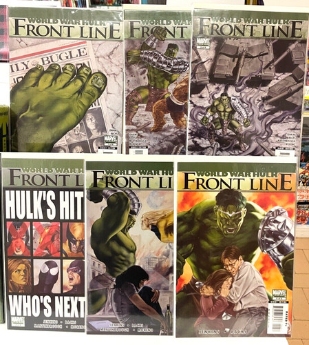 World war hulk frontline - war, serie
