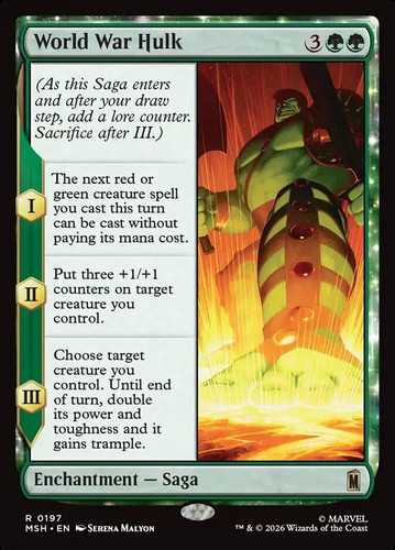 World war hulk mtg msh - war,