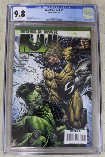 World war hulk cgc 9 - #5, 9.8