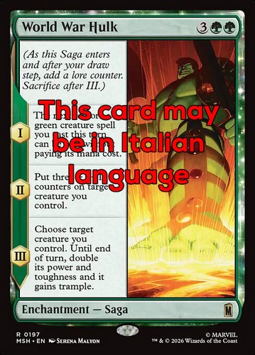 Mtg world war - mtg,