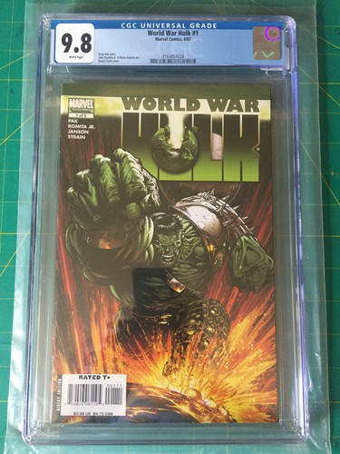 World war hulk cgc 9 - war, 9.8